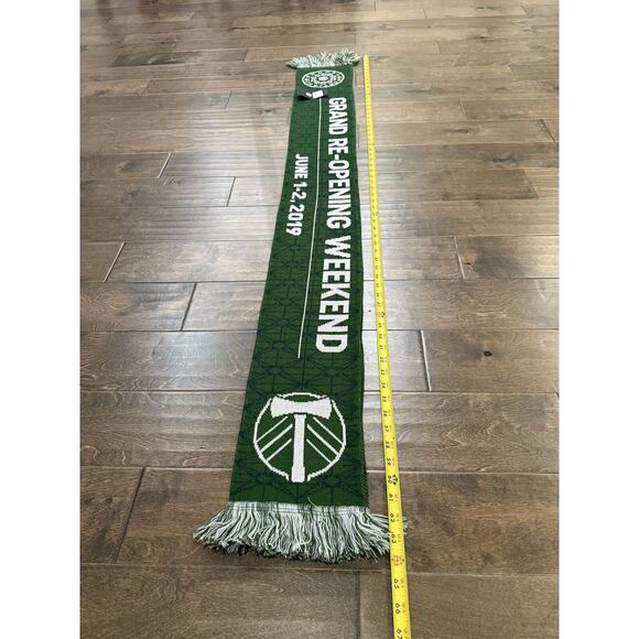 MLS Portland Timbers Scarf Grand ReOpening Weekend 2019 Providence Park 64x7 NWT - Picture 6 of 9